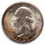 1937-D Washington Quarter MS-68 PCGS (Toned)