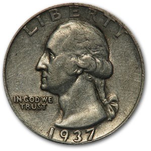 1937-D Washington Quarter XF 1937-D Washington Quarter XF
