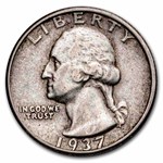 1937-D Washington Quarter XF