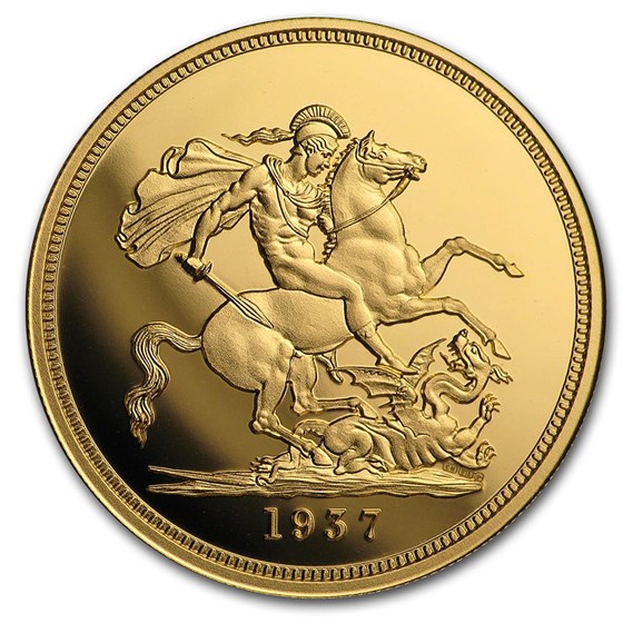 Buy 1937 Gold Proof Edward VIII Replica Sovereign APMEX