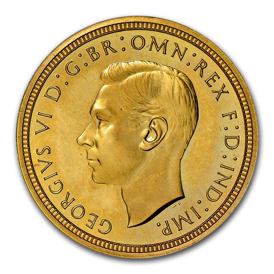 Buy 1937 Great Britain Gold 1/2 Sovereign George VI PF-66 NGC | APMEX