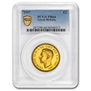 1937 Great Britain Gold £2 George VI PR-64 PCGS