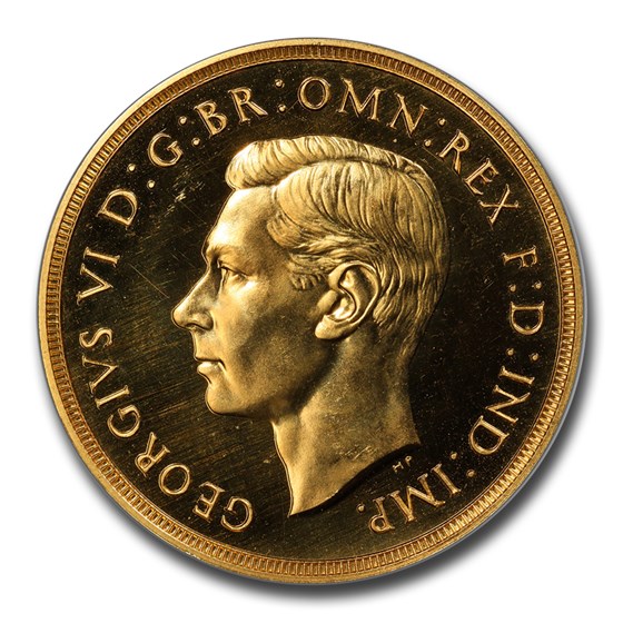 1937 Great Britain Gold 2 Pounds George VI PR-66 PCGS 1937 Great Britain Gold 2 Pounds George VI PR-66 PCGS