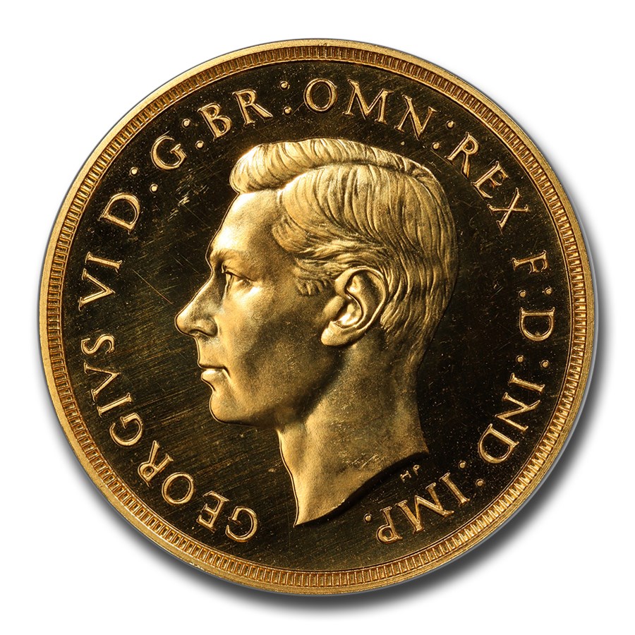 1937 Great Britain Gold 2 Pounds George VI PR-66 PCGS