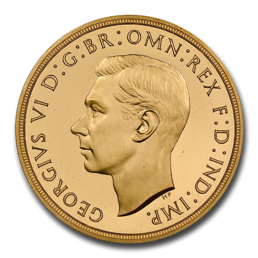 1937 Great Britain Gold 5 Pounds King George VI PF-64+ CA NGC