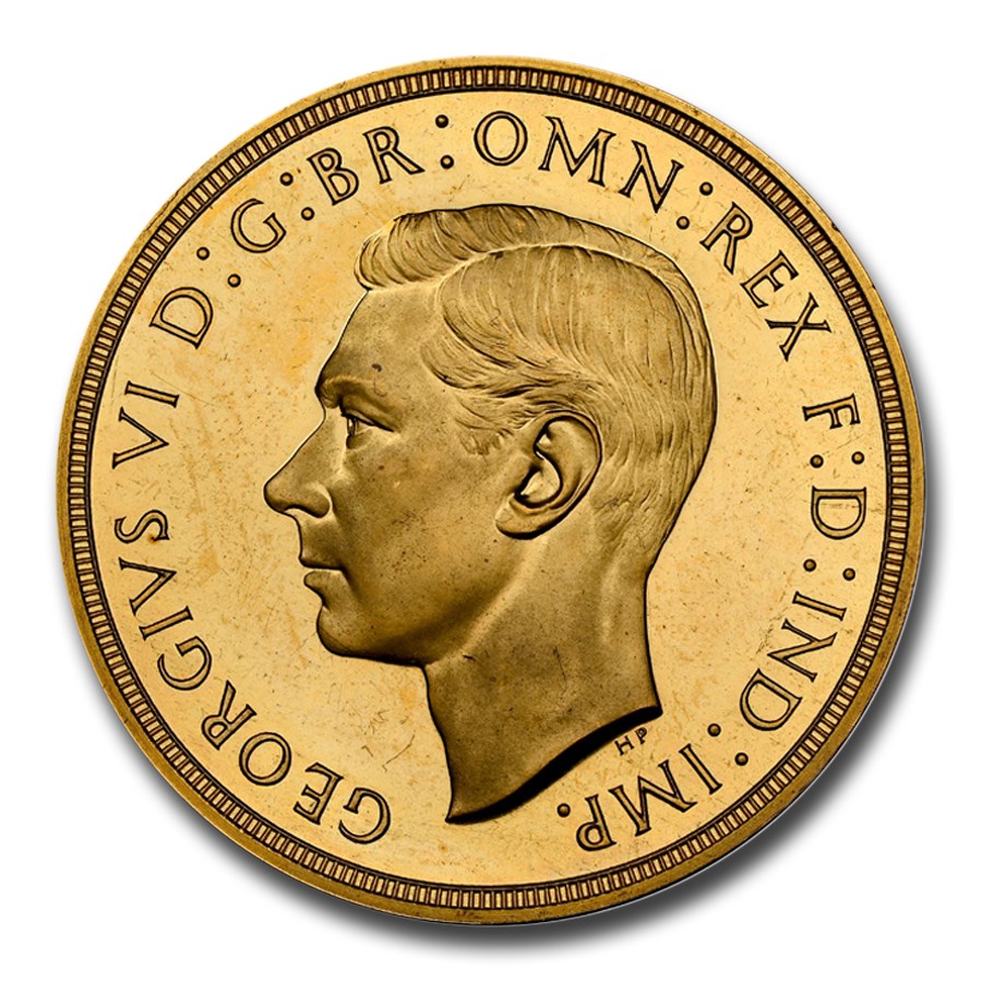 1937 Great Britain Gold 5 Pounds King George VI PR-65 PCGS