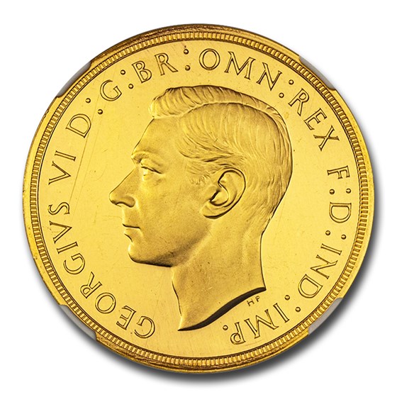 1937- Great Britain Gold 5 Pounds PF-64 Cameo+ NGC UNFINISHED SKU 1937- Great Britain Gold 5 Pounds PF-64 Cameo+ NGC UNFINISHED SKU