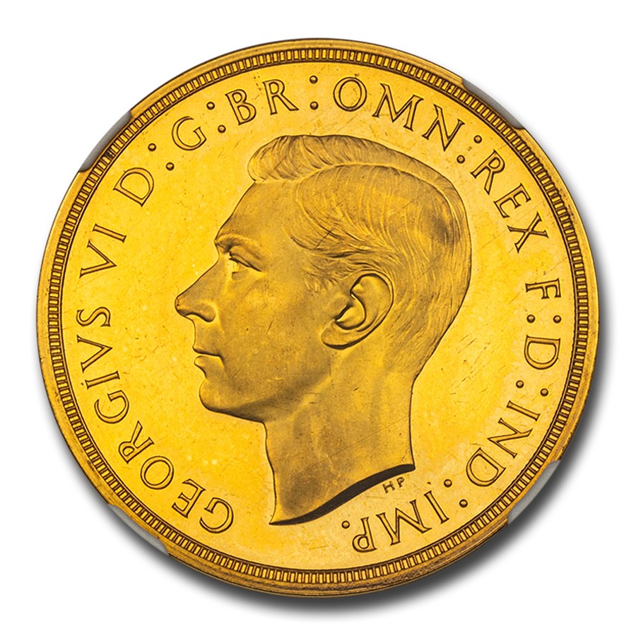 1937 Great Britain Gold 5 Pounds PF-65 Cameo+ NGC