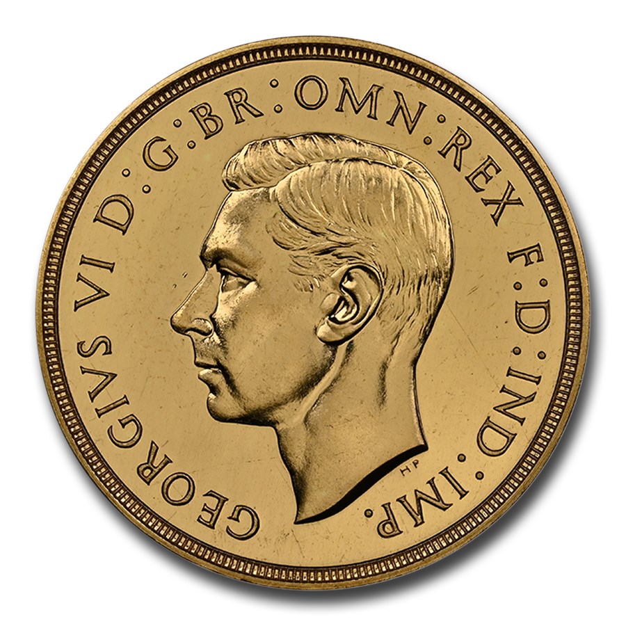 1937 Great Britain Gold Two Pounds George VI PF-64+ NGC