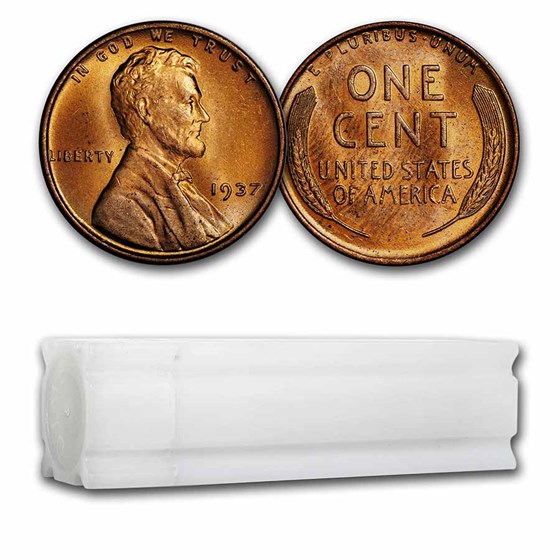 1937 Lincoln Cent 50-Coin Roll BU 1937 Lincoln Cent 50-Coin Roll BU