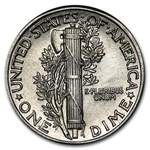 1937 Mercury Dime AU