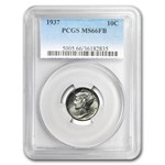 1937 Mercury Dime MS-66 PCGS (FB)