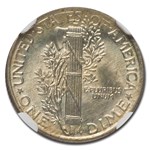 1937 Mercury Dime MS-68 NGC (FB)