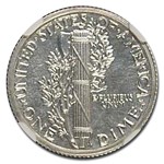 1937 Mercury Dime PF-66 NGC