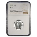1937 Mercury Dime PF-66 NGC