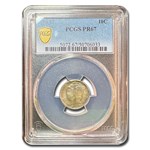 1937 Mercury Dime PR-67 PCGS