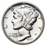 1937 Mercury Dime Proof