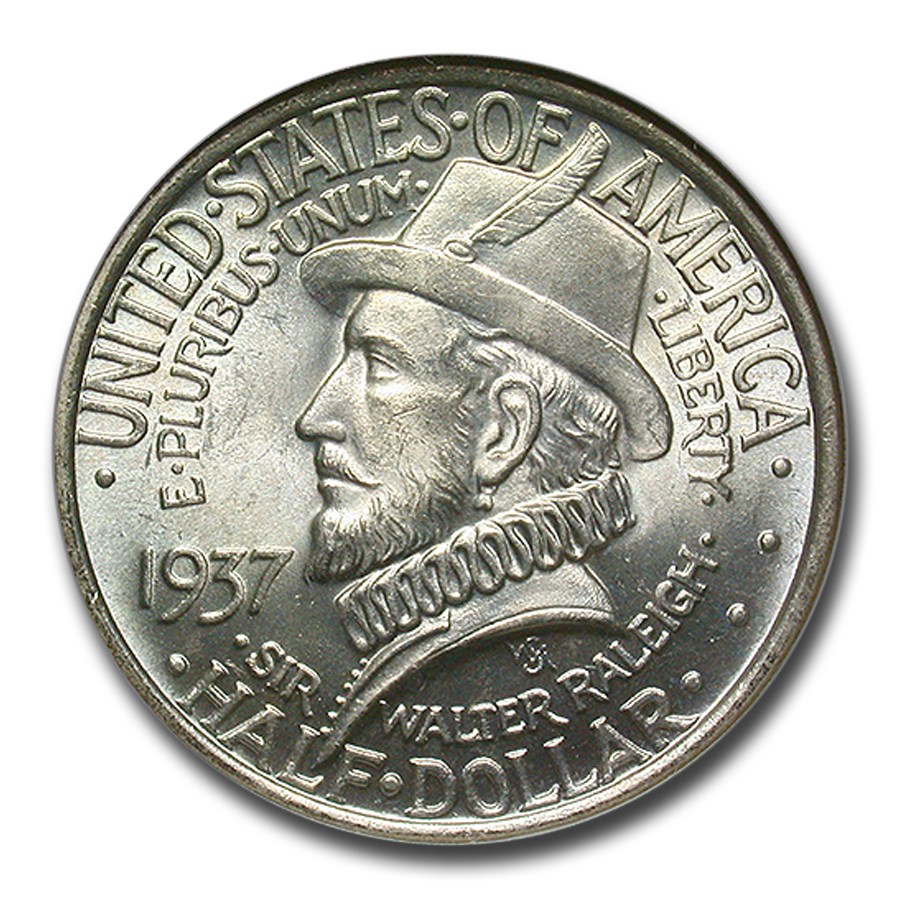 1937 Roanoke Half Dollar MS-66 NGC