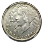 1937-S Arkansas Centennial Commemorative Half Dollar MS-66 NGC
