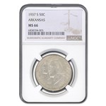 1937-S Arkansas Centennial Commemorative Half Dollar MS-66 NGC