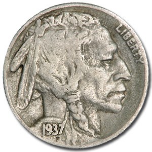 1937-S Buffalo Nickel Good+ 1937-S Buffalo Nickel Good+