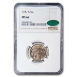 1937-S Buffalo Nickel MS-67 NGC CAC