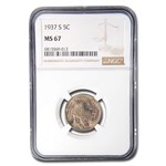 1937-S Buffalo Nickel MS-67 NGC