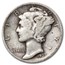 1937-S Mercury Dime Avg Circ