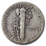 1937-S Mercury Dime Avg Circ