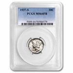 1937-S Mercury Dime MS-64 PCGS (FB)
