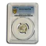 1937-S Mercury Dime MS-67 PCGS (FB)