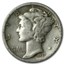 1937-S Mercury Dime XF