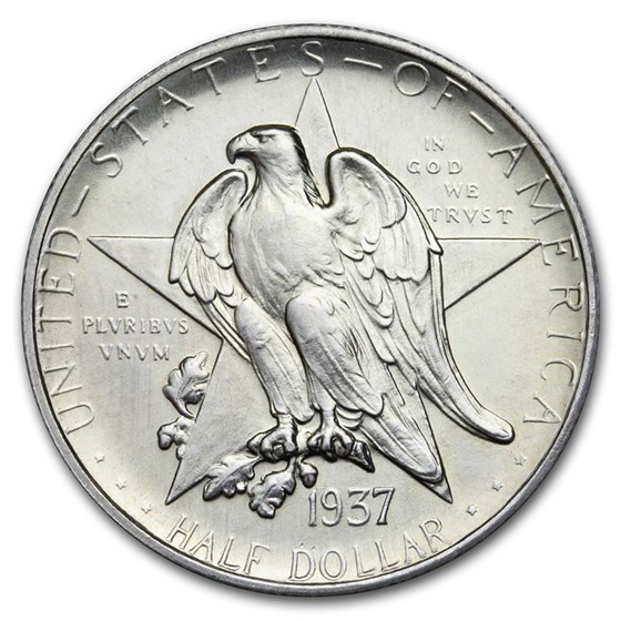 1937-S Texas Independence Centennial Half BU 1937-S Texas Independence Centennial Half BU