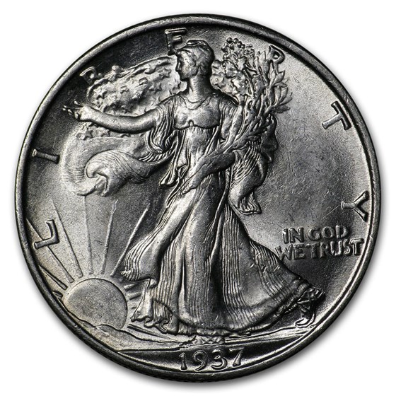 1937-S Walking Liberty Half Dollar BU 1937-S Walking Liberty Half Dollar BU