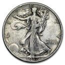 1937-S Walking Liberty Half Dollar VG/VF