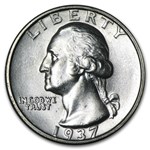 1937-S Washington Quarter AU