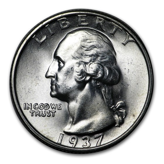 1937-S Washington Quarter BU