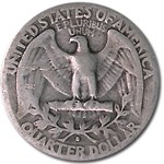 1937-S Washington Quarter Good/VG