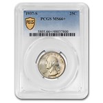 1937-S Washington Quarter MS-66+ PCGS