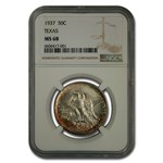 1937 Texas Centennial Commemorative Half Dollar MS-68 NGC