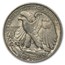 1937 Walking Liberty Half Dollar AU