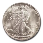 1937 Walking Liberty Half Dollar MS-64 NGC