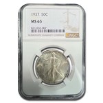 1937 Walking Liberty Half Dollar MS-65 NGC