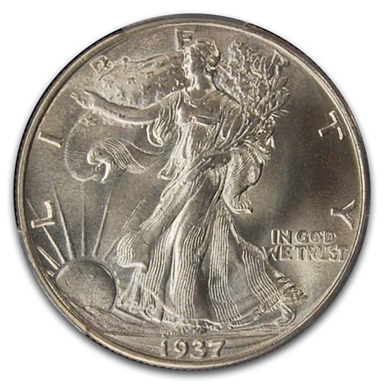1937 Walking Liberty Half Dollar MS-66 PCGS 1937 Walking Liberty Half Dollar MS-66 PCGS