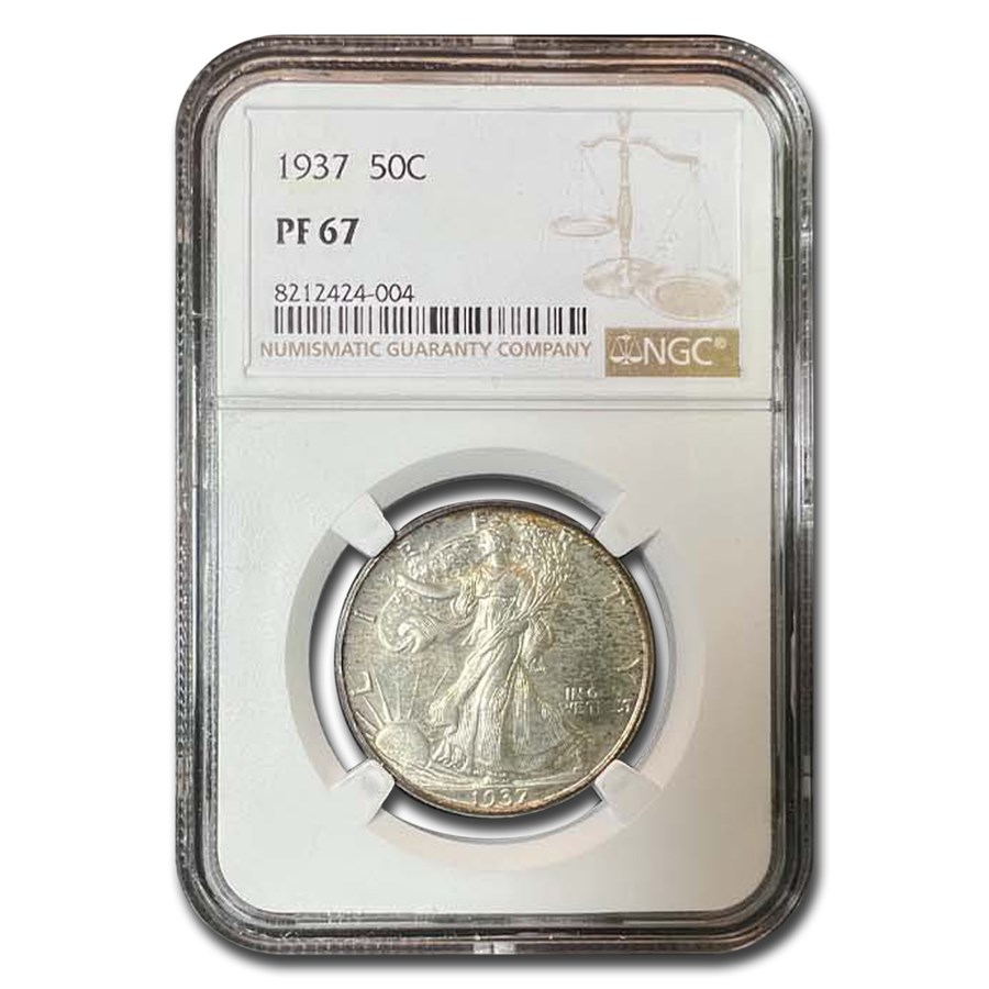 1937 Walking Liberty Half Dollar PF-67 NGC