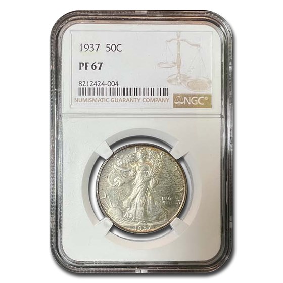 1937 Walking Liberty Half Dollar PF-67 NGC 1937 Walking Liberty Half Dollar PF-67 NGC
