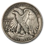 1937 Walking Liberty Half Dollar XF