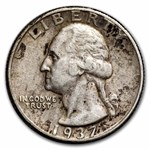 1937 Washington Quarter Good/Fine