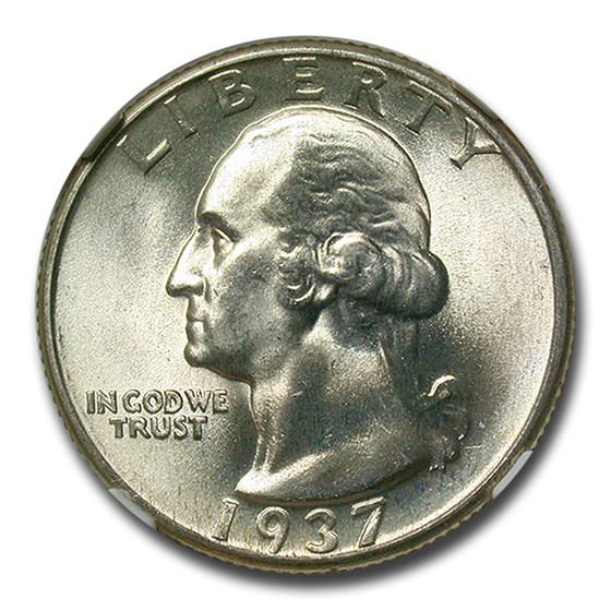 1937 Washington Quarter MS-67 NGC 1937 Washington Quarter MS-67 NGC
