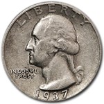1937 Washington Quarter XF